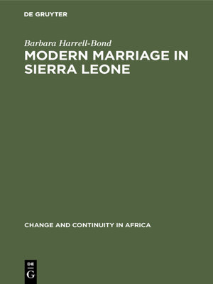 cover image of Modern Marriage in Sierra Leone